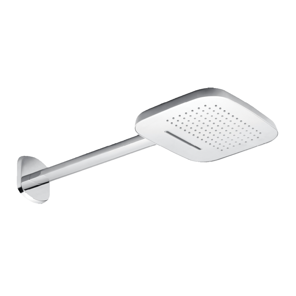 איסט ראש מקלחת משולב מפל בגימור ניקל