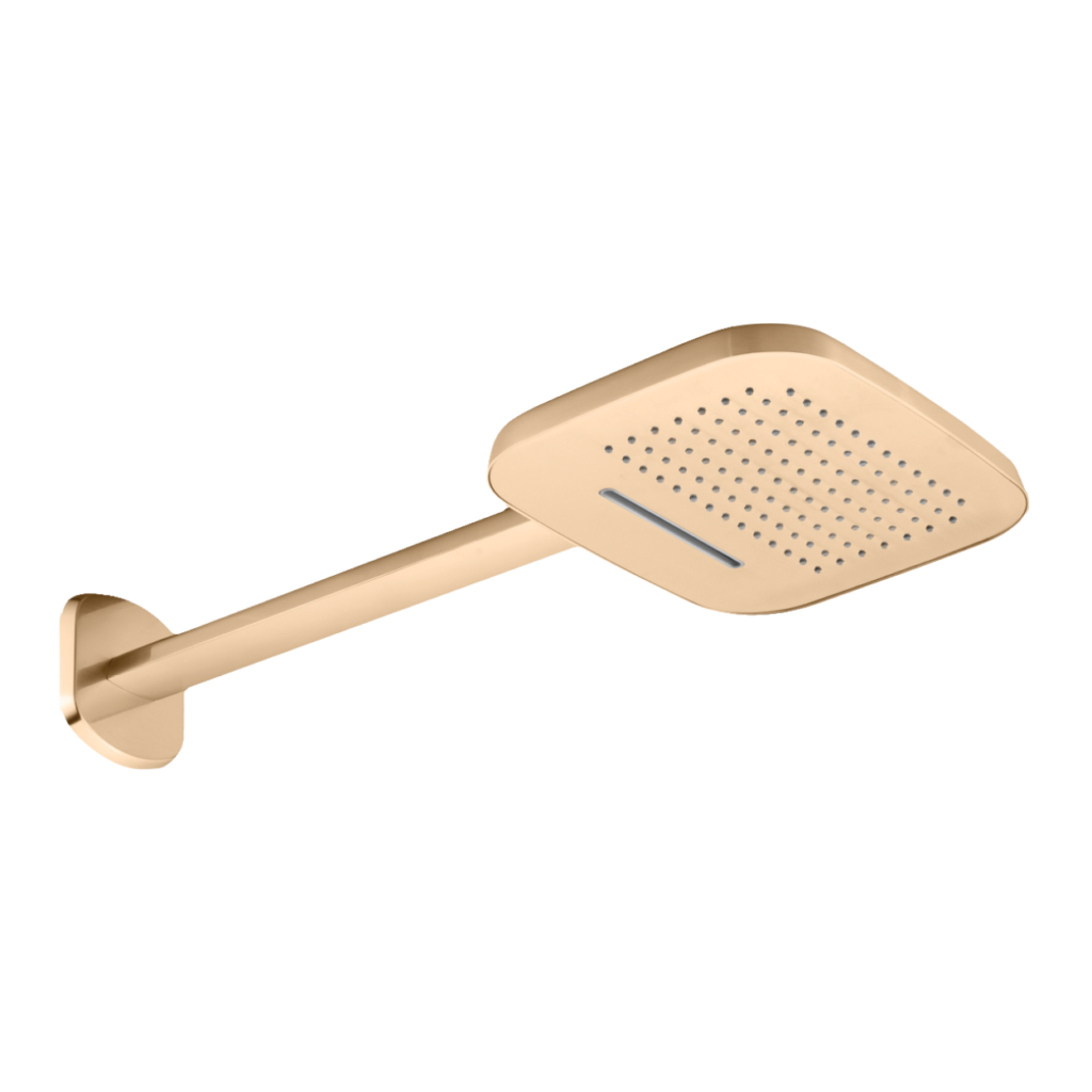 איסט ראש מקלחת משולב מפל בגימור ענתיק גולד