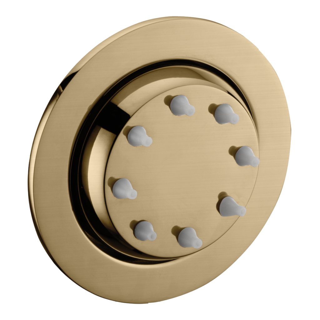 ג׳טים למקלחת בגימור גמלא ברונזה