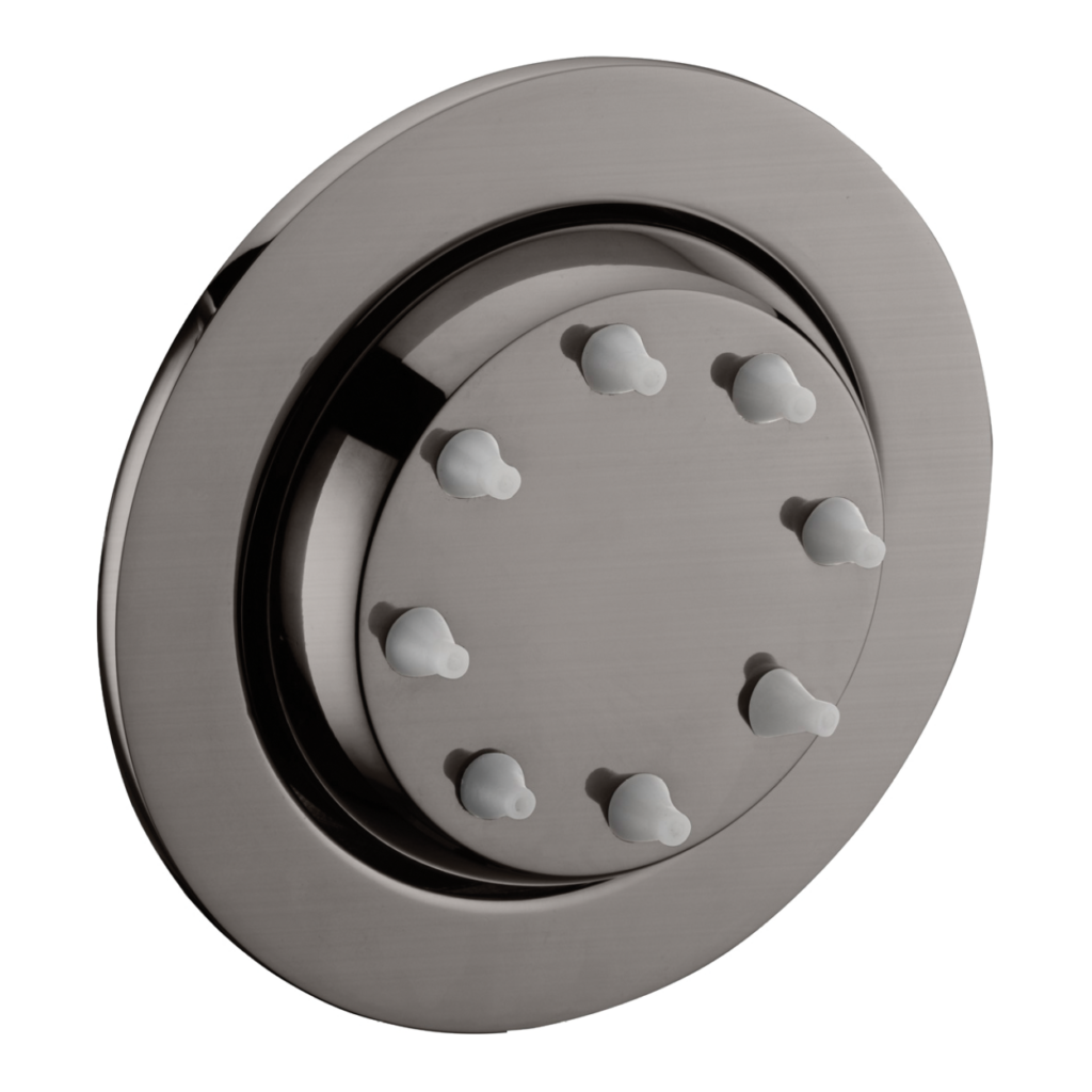 ג׳טים למקלחת בגימור מטאלי