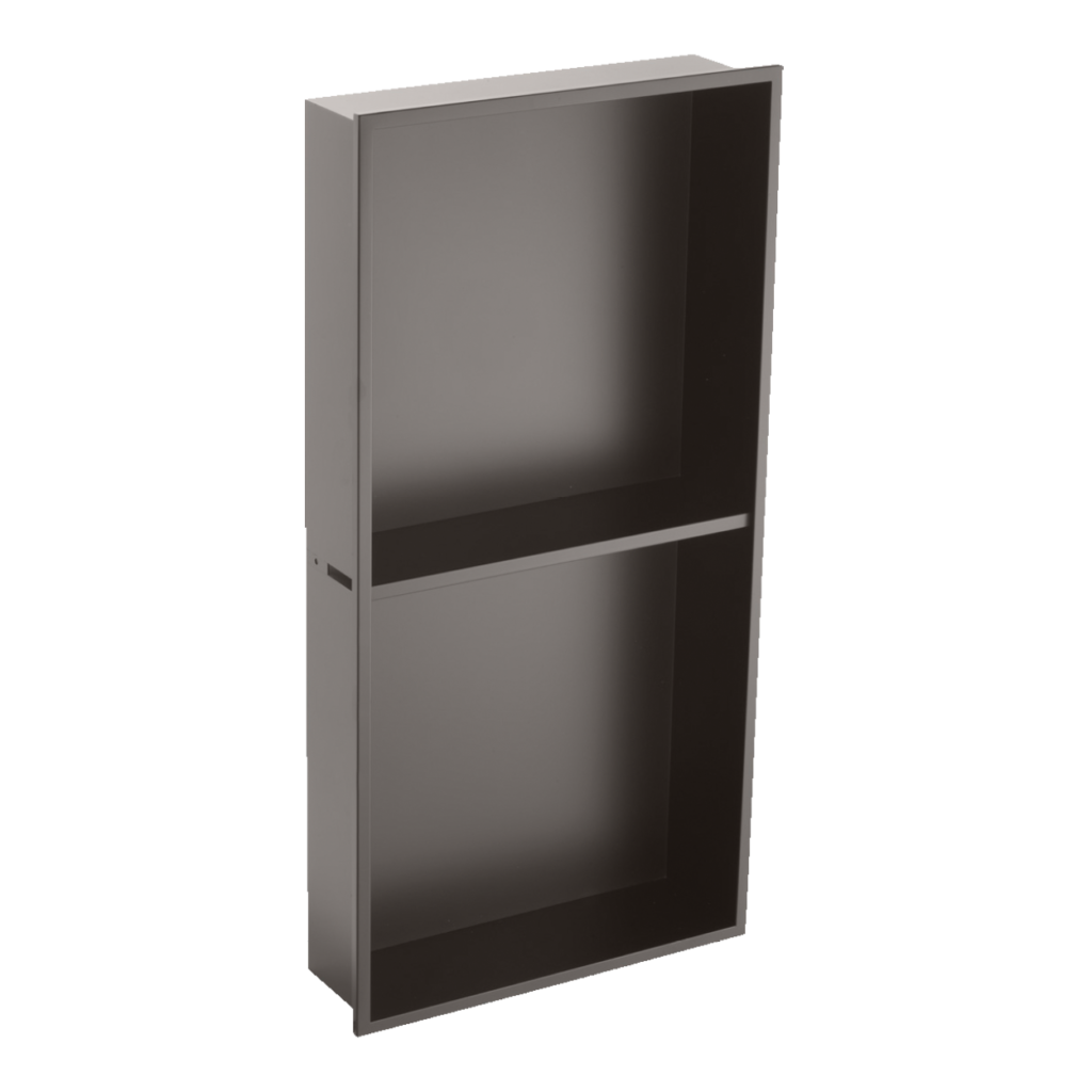 וורמונט נישה מלבנית מחולקת בגימור מטאלי | מידות: 89x305x610