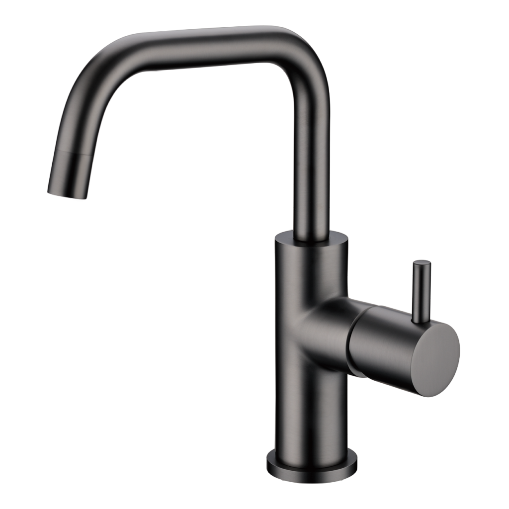 מונזה ברז רחצה 90 מעלות בגימור ניקל מטאלי