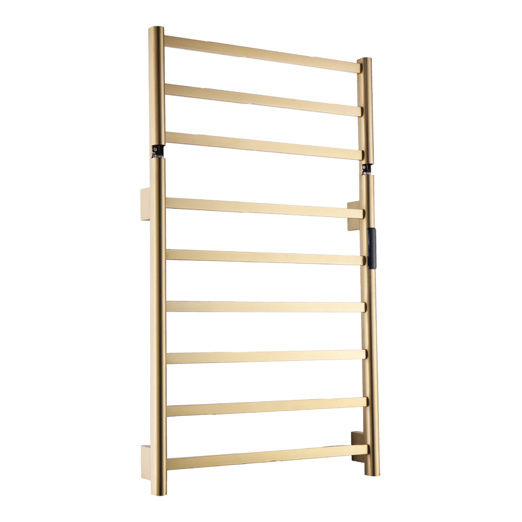 מונזה מחמם מגבות – מידות: 855X500X70 בגימור ענתיק גולד | מק״ט 0008