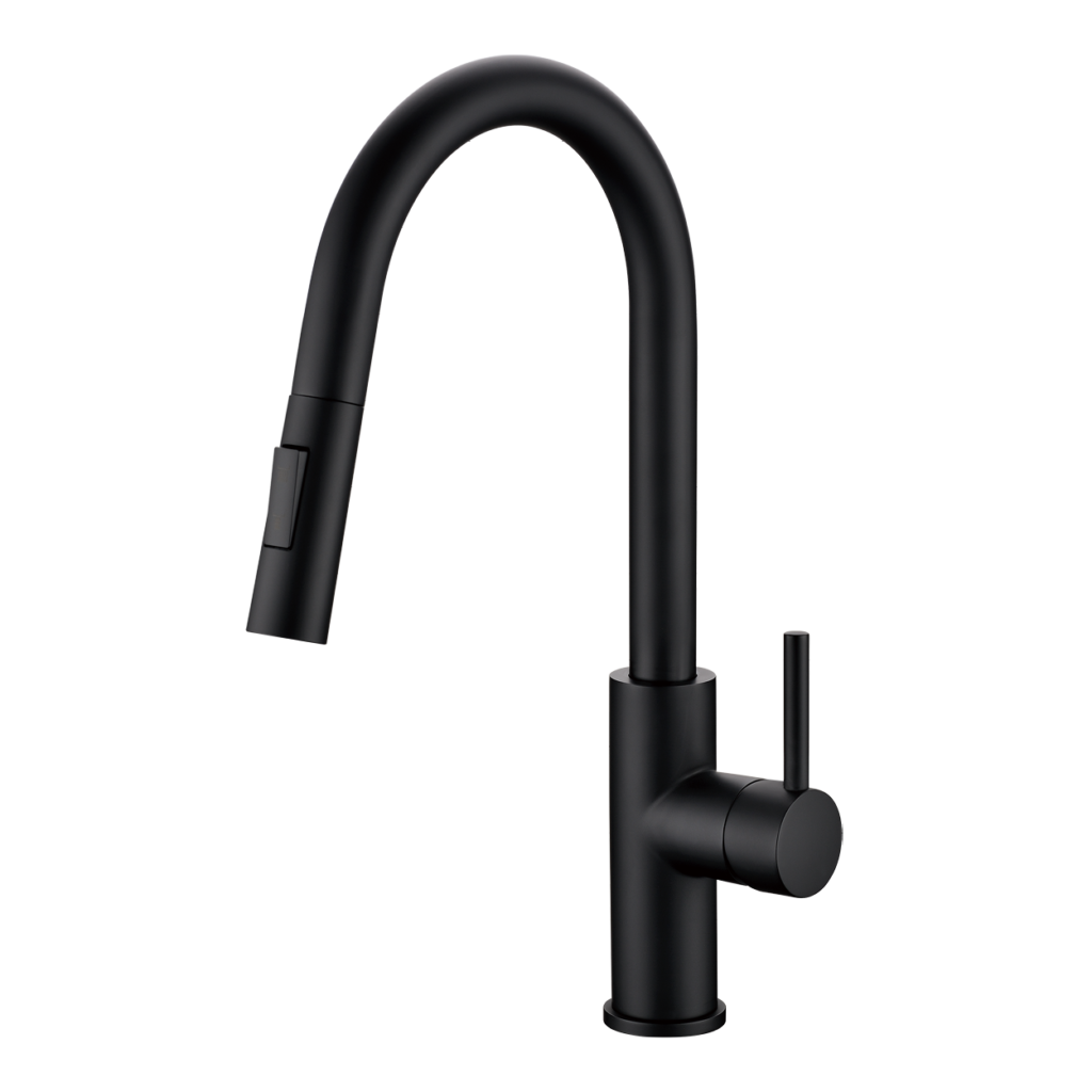 פיאנה מיני נירוסטה 304 נשלף למטבח בגימור שחור מט