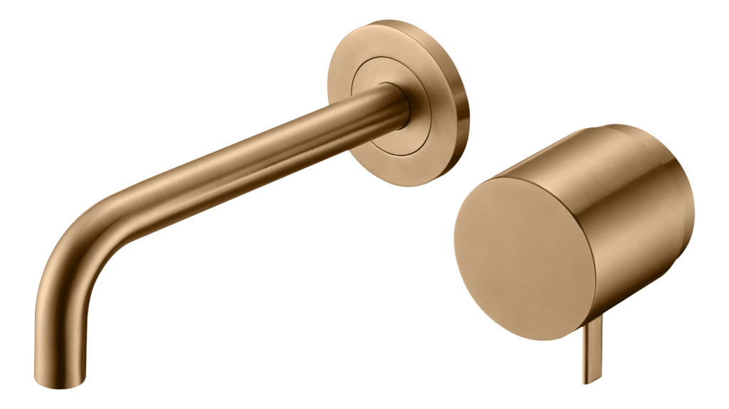 מסניל נירוסטה 316 מערכת קיר בגימור ענתיק גולד