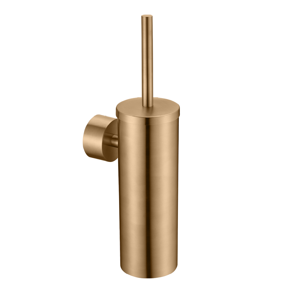 מרקינו מברשת אסלה תלויה בגימור ענתיק גולד