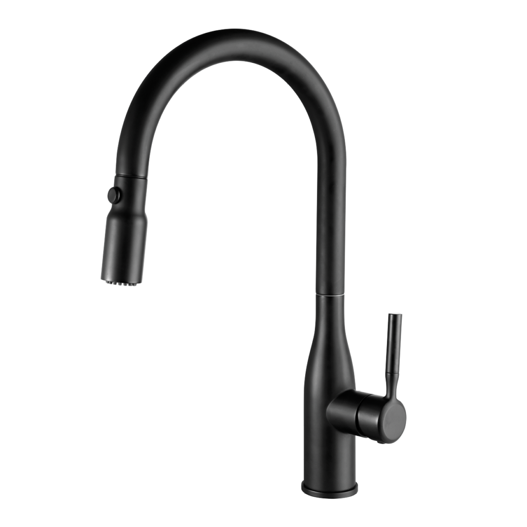 סולאן נשלף למטבח בגימור שחור מט