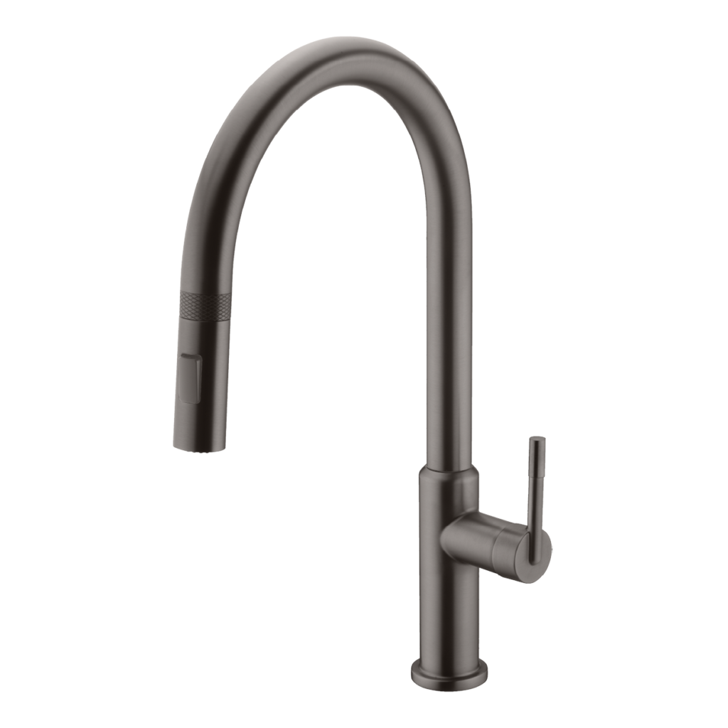 פארק נשלף למטבח בגימור מטאלי