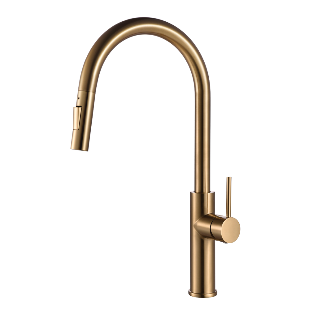 פיאנה נשלף למטבח בגימור ברונזה