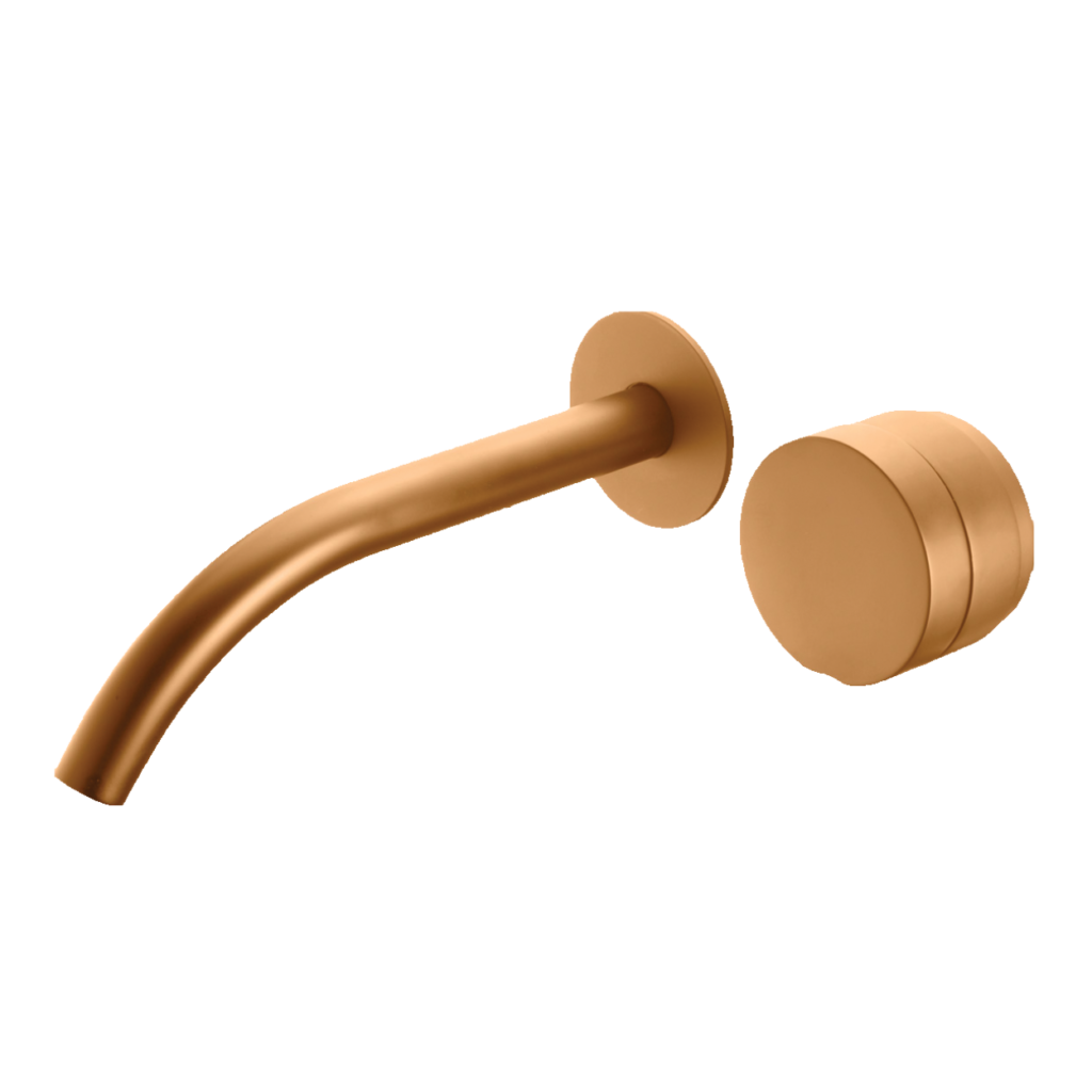 קיטון 316 מערכת קיר לכיור רחצה בגימור רוז גולד מט