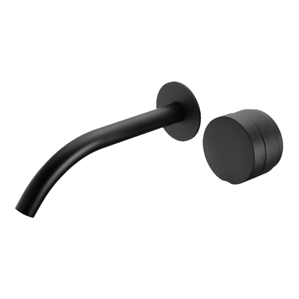 קיטון 316 מערכת קיר לכיור רחצה בגימור שחור מט