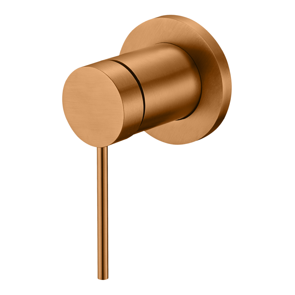 קלמרט נירוסטה 316 אינטרפוץ 3 דרך בגימור רוז גולד מט