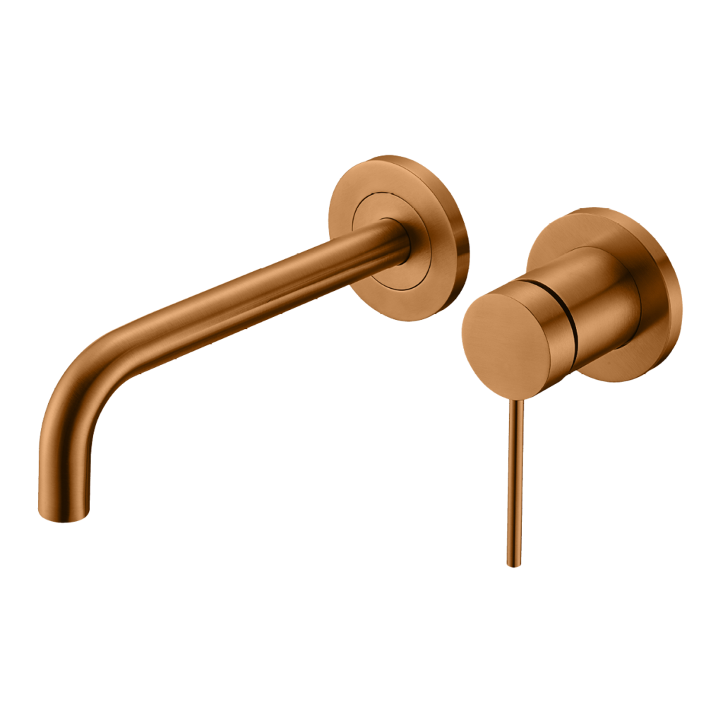 קלמרט נירוסטה 316 מערכת קיר בגימור רוז גולד מט