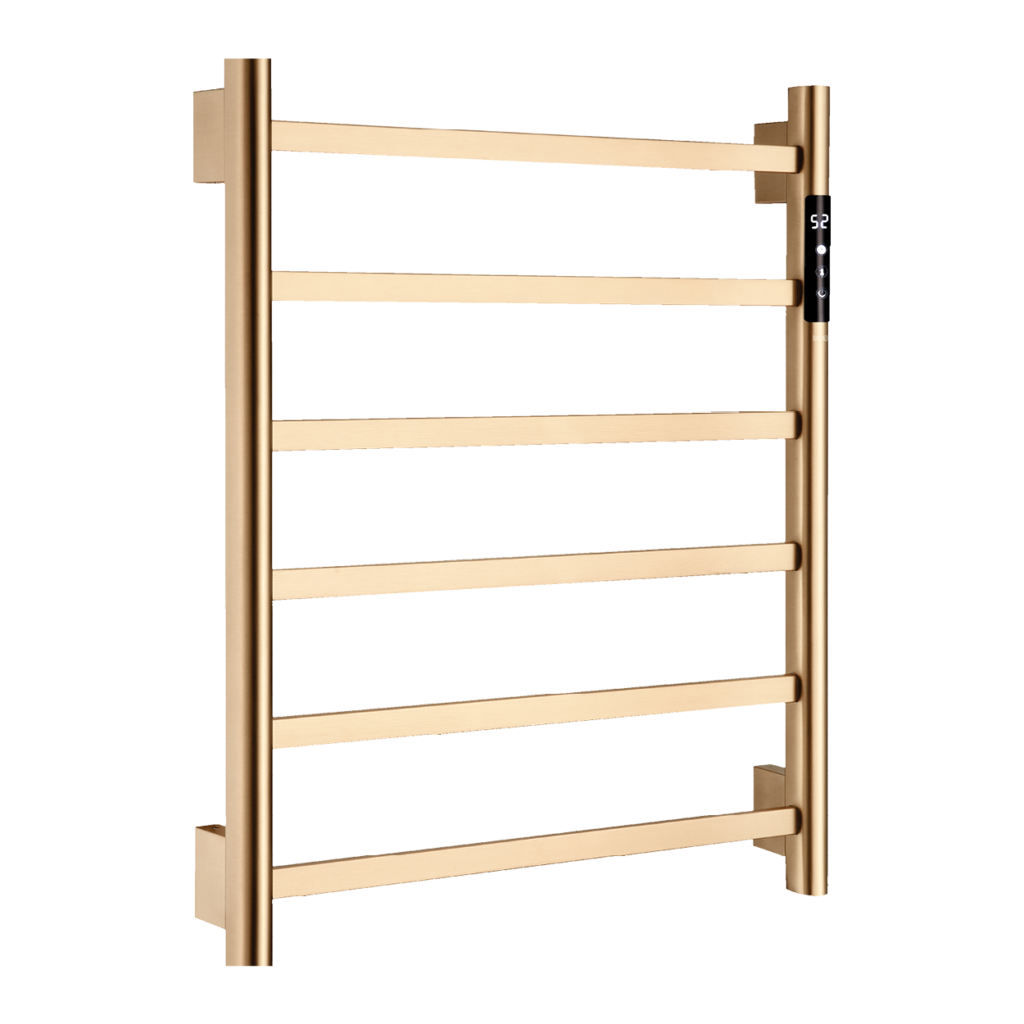 מונזה מחמם מגבות – מידות: 580X500X70 בגימור ענתיק גולד | מק״ט 0002